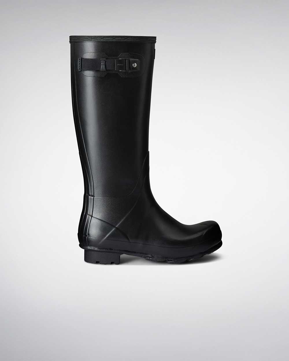 Botas De Lluvia Hombre - Hunter Norris Field Negro - GREKLD-860 - Negro